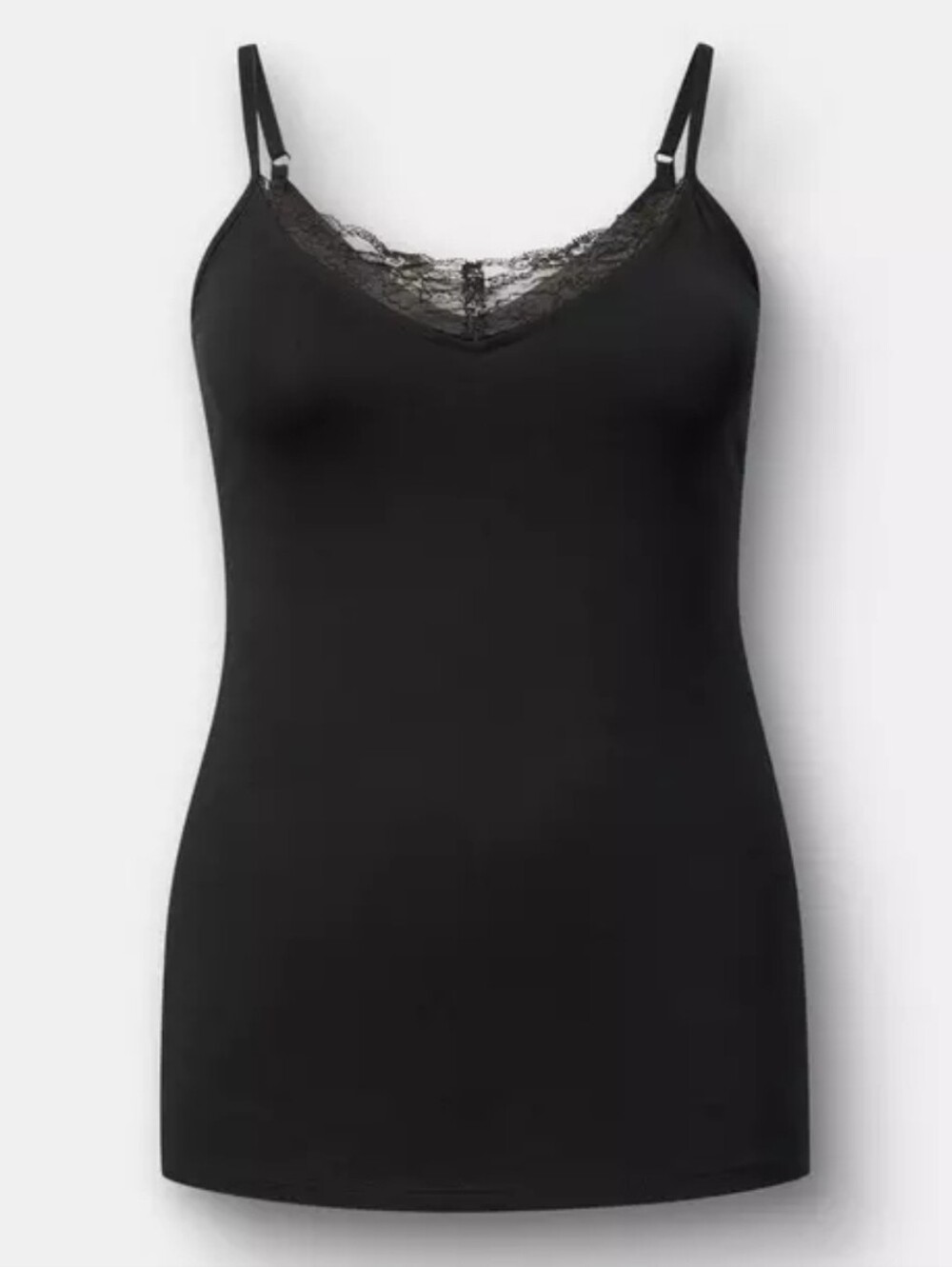 Torrid Lace Detail Tank Top Black Size 00 Medium/Large 10